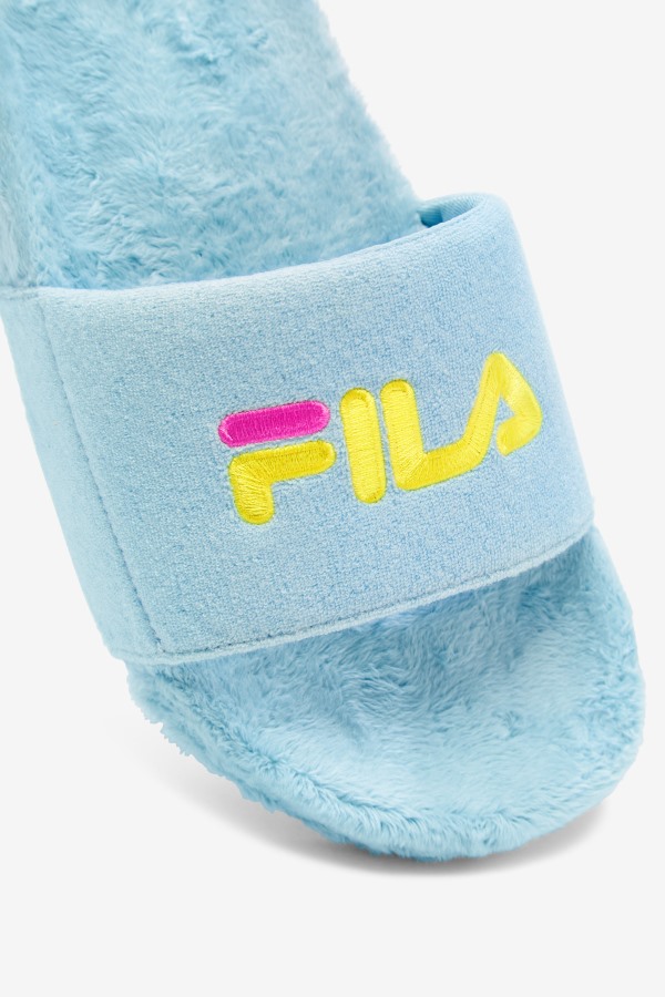 Petit Four/Purple/Yellow Terry Drifter Slide Fila Outlets