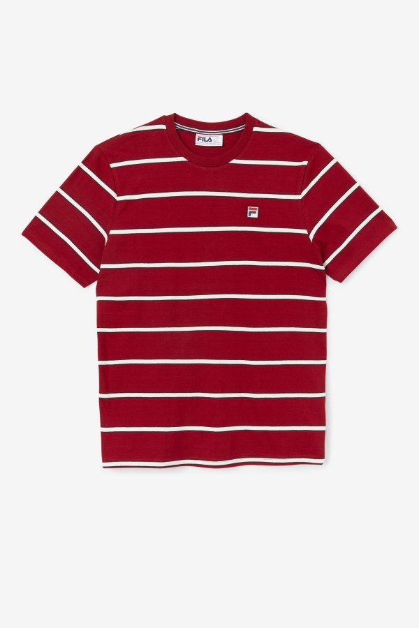 Fila Outlets Felix Tee Rhubarb/White