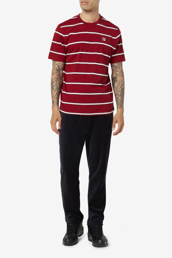 Fila Outlets Felix Tee Rhubarb/White