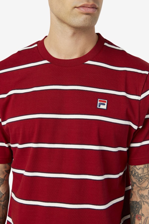 Fila Outlets Felix Tee Rhubarb/White