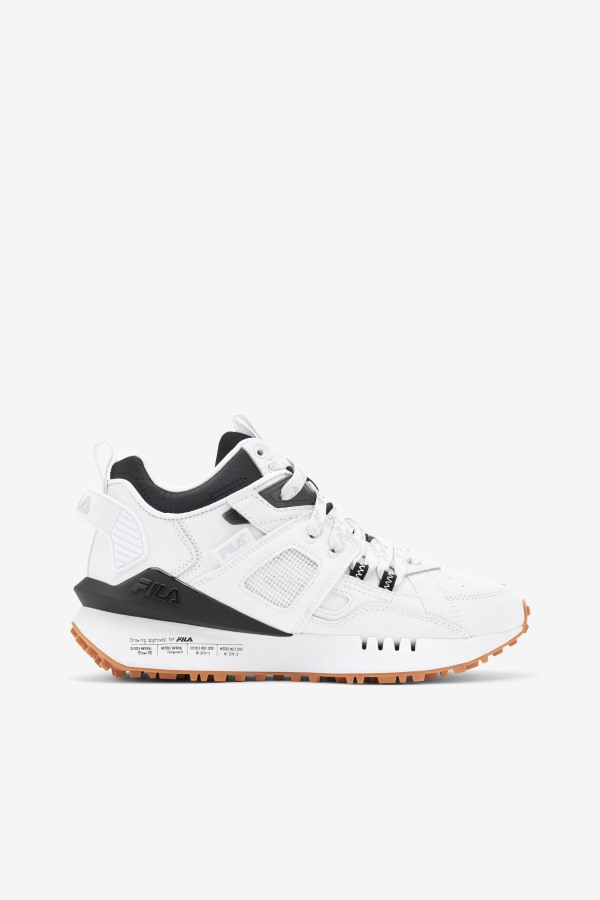 Women's Spectra Fila Outlets White/Glacier Grey/Black