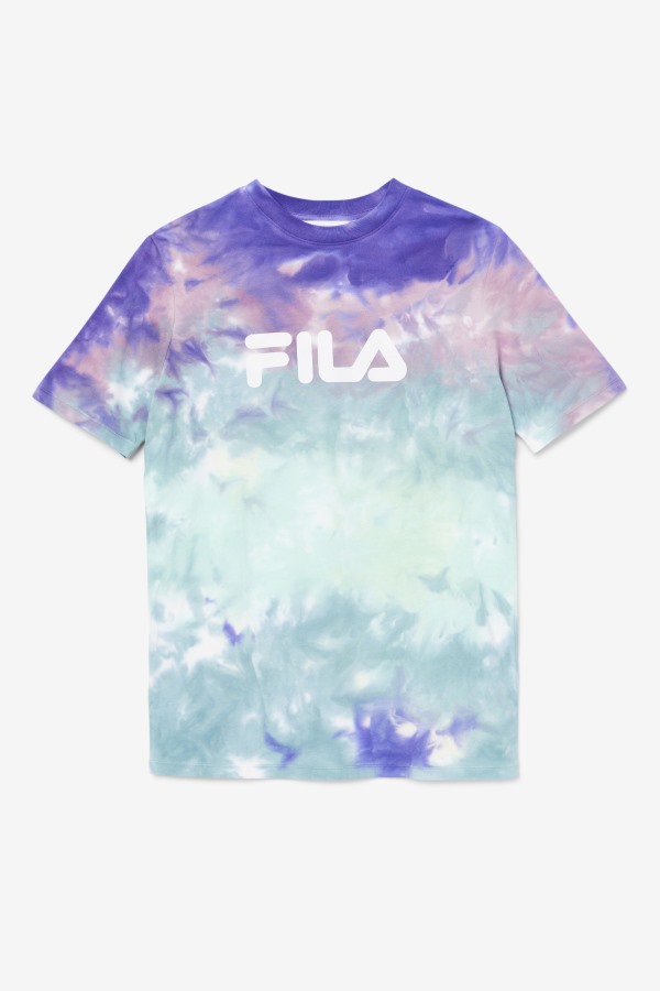Alivia Tie Dye Tee Fila Outlets Aruba Blue Tie Dye
