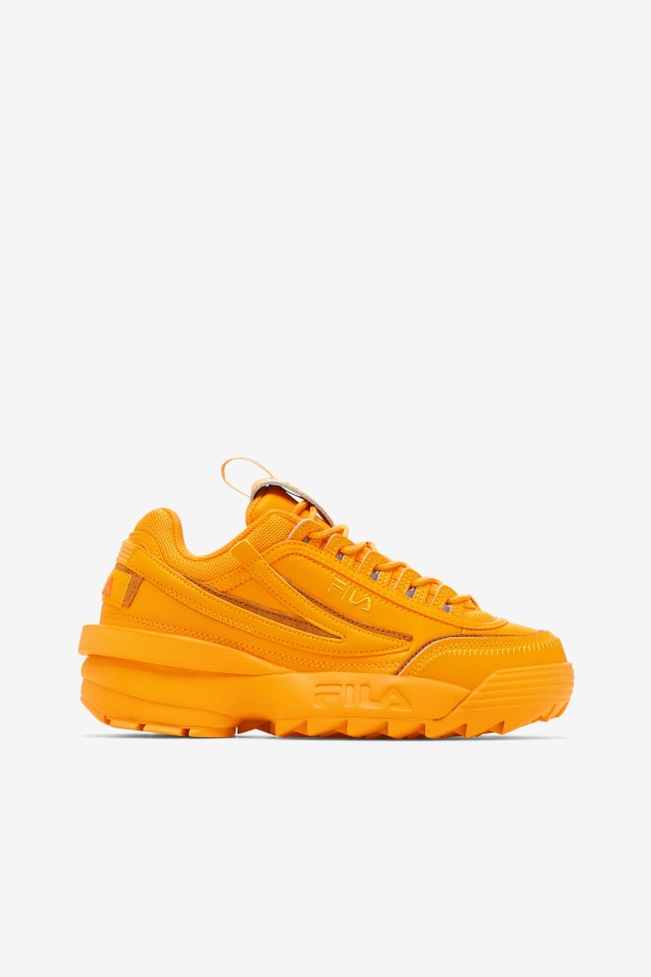 Yellow/Burnt Orange Fila Outlets Women's Disruptor 2 Exp