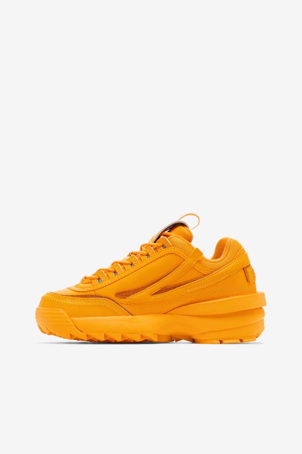 Yellow/Burnt Orange Fila Outlets Women\'s Disruptor 2 Exp