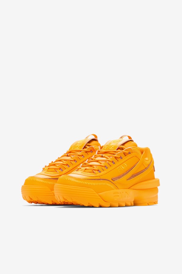 Yellow/Burnt Orange Fila Outlets Women\'s Disruptor 2 Exp