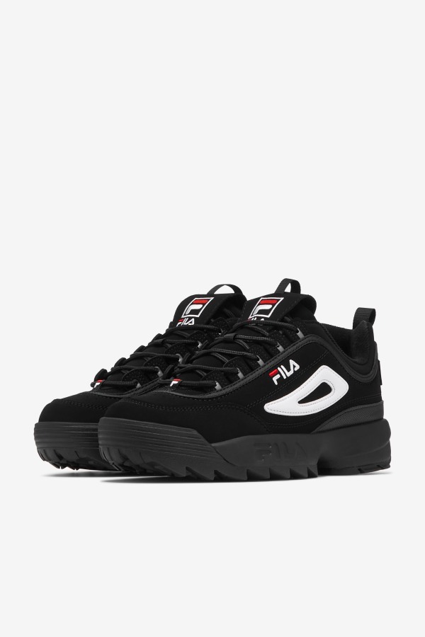 Kids\' Disruptor 2 Black/White/Red Fila Outlets