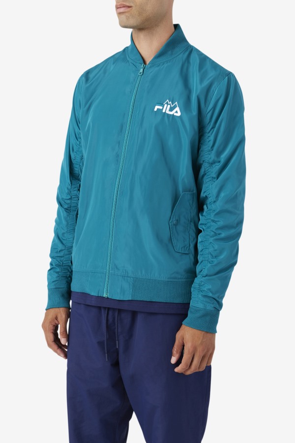 Fila Outlets Mav Bomber Jacket Deep Lake