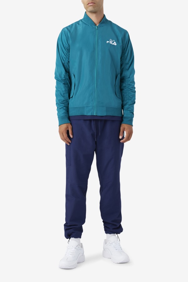 Fila Outlets Mav Bomber Jacket Deep Lake