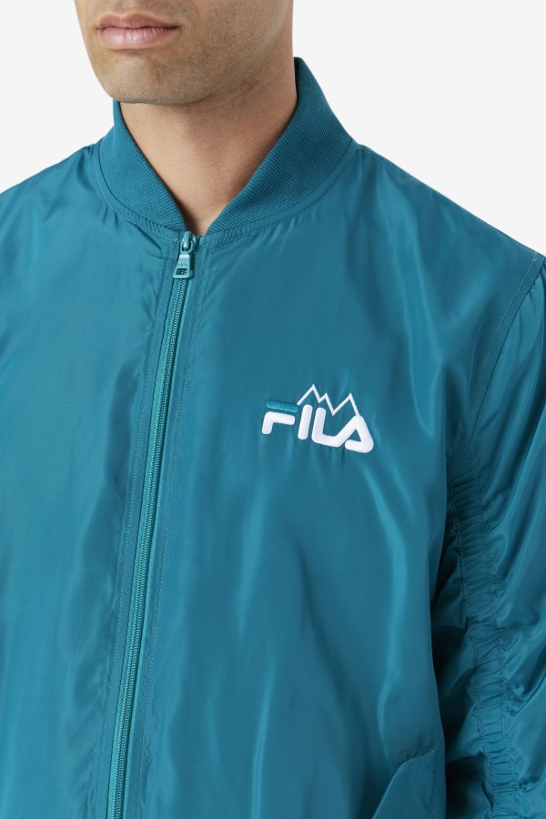 Fila Outlets Mav Bomber Jacket Deep Lake