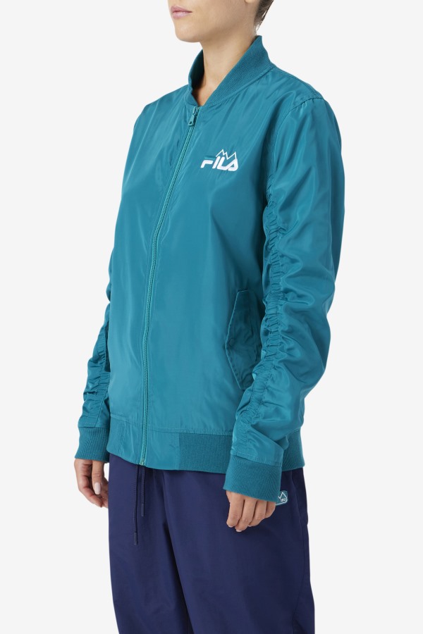 Fila Outlets Mav Bomber Jacket Deep Lake
