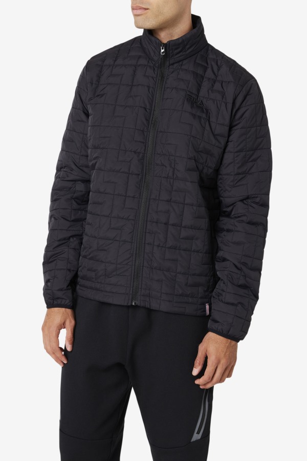 Black Commuter Jacket Fila Outlets