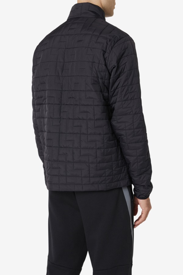 Black Commuter Jacket Fila Outlets