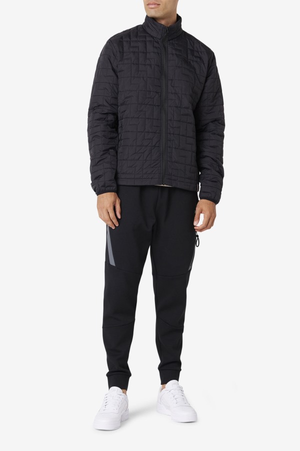 Black Commuter Jacket Fila Outlets