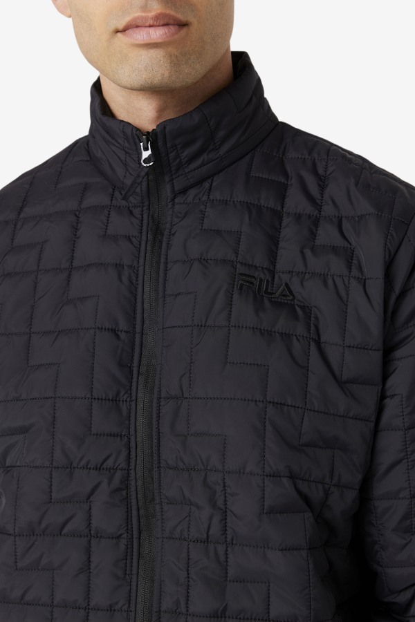 Black Commuter Jacket Fila Outlets
