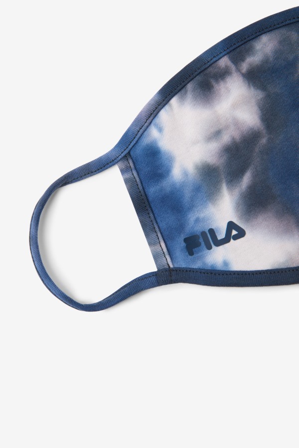 Fila Outlets Blue Tie Dye Navy Tie Dye Face Mask