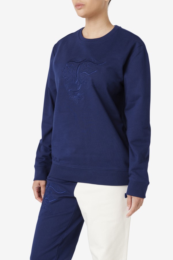 Izabella Sweatshirt Fila Outlets Navy