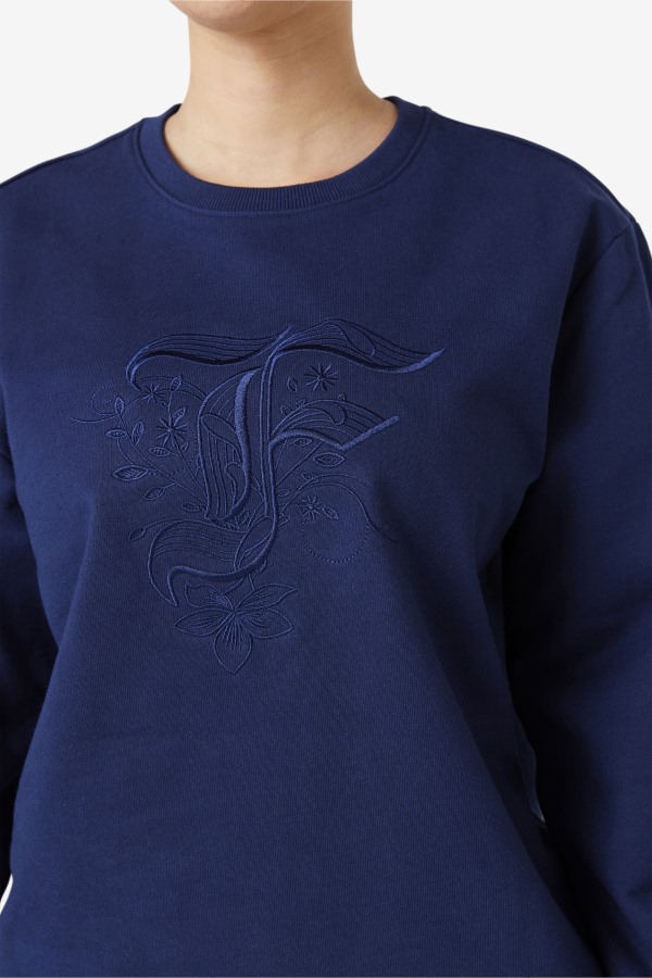 Izabella Sweatshirt Fila Outlets Navy