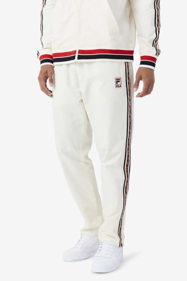 Faras Windpant Gardenia/Black/Red Fila Outlets