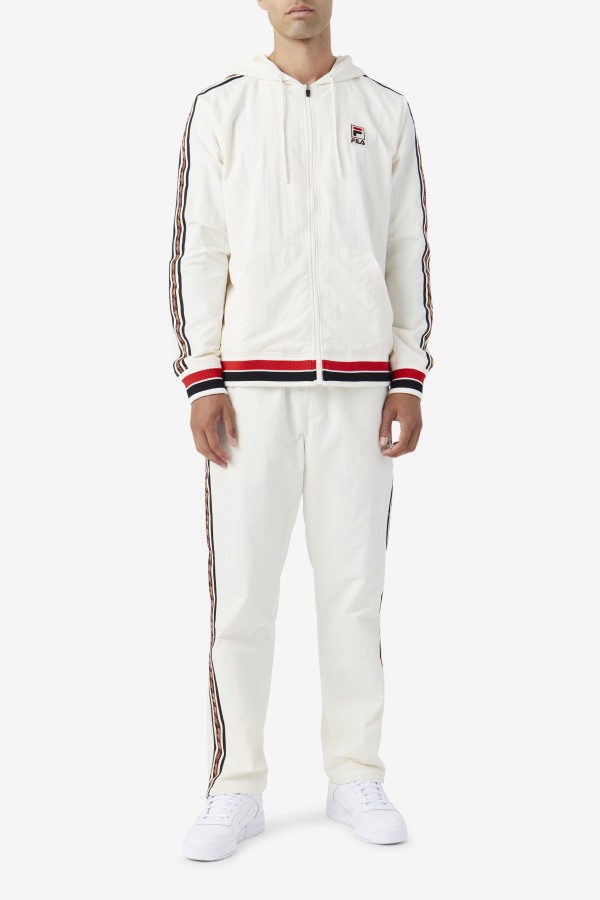 Faras Windpant Gardenia/Black/Red Fila Outlets