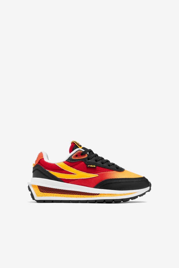Big Kids' Renno Black/Red/Gold Fila Outlets