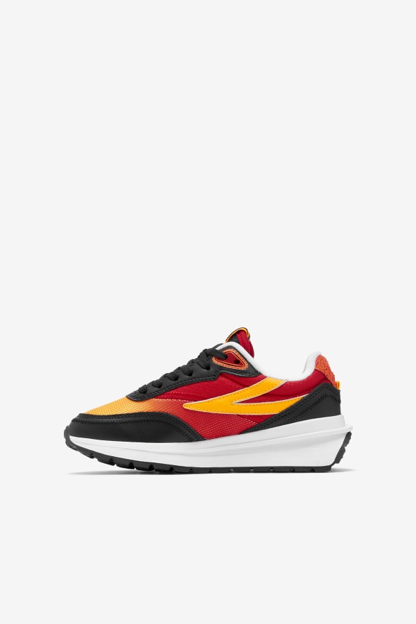 Big Kids\' Renno Black/Red/Gold Fila Outlets