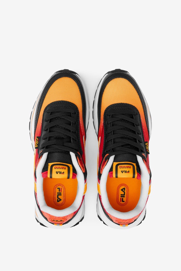 Big Kids\' Renno Black/Red/Gold Fila Outlets