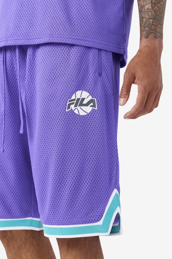 Purple/Ceramic/White/Shadow Ovi Basketball Short Fila Outlets