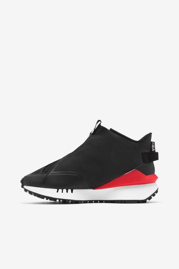 Black/Red/White Women\'s Space Runner Fila Outlets