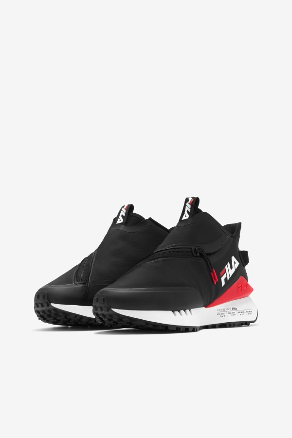 Black/Red/White Women\'s Space Runner Fila Outlets