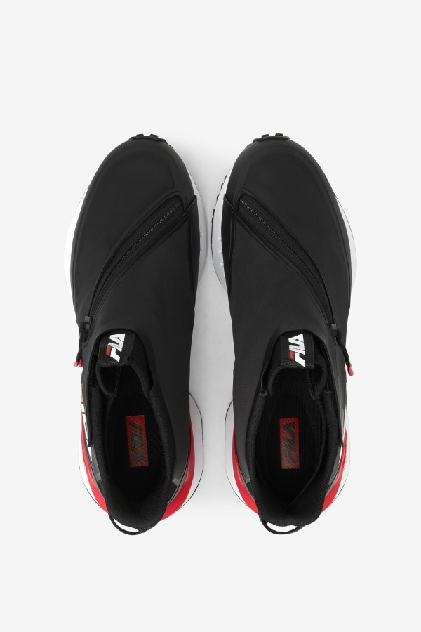 Black/Red/White Women\'s Space Runner Fila Outlets