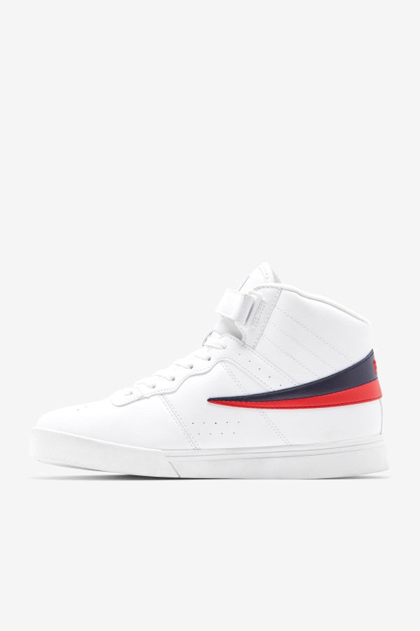 Fila Outlets Men\'s Vulc 13 White/Navy/Red
