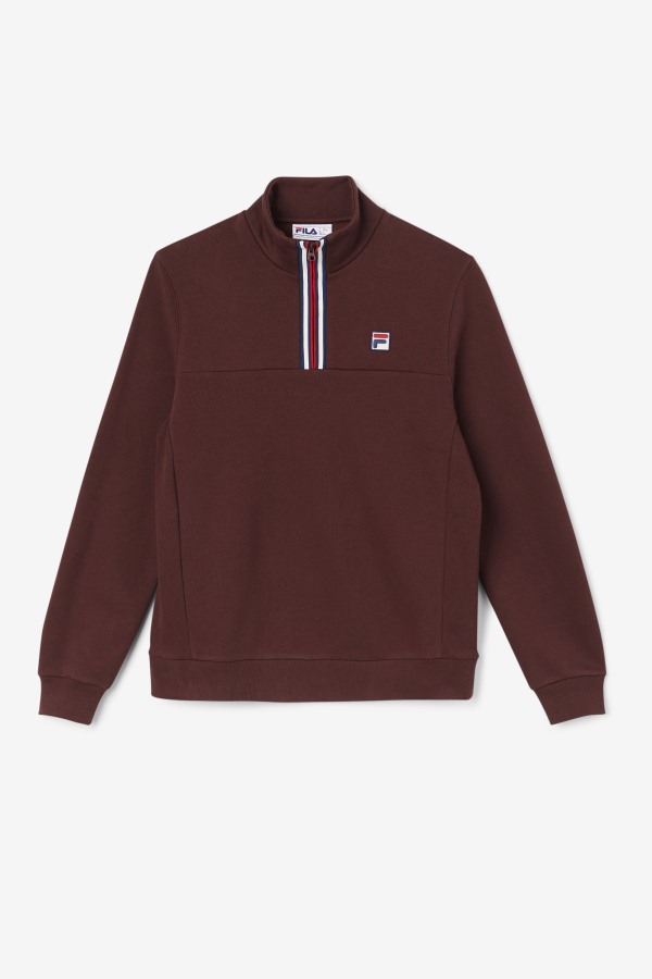 Brown Stone Weston Half Zip Fila Outlets