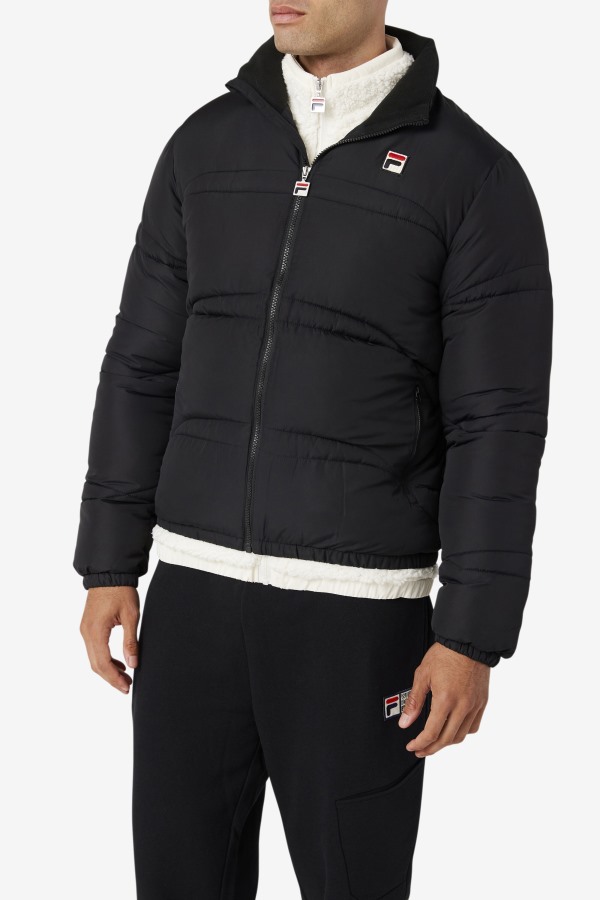 Elias Puffer Jacket Black Fila Outlets