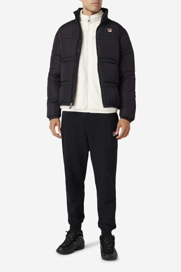 Elias Puffer Jacket Black Fila Outlets