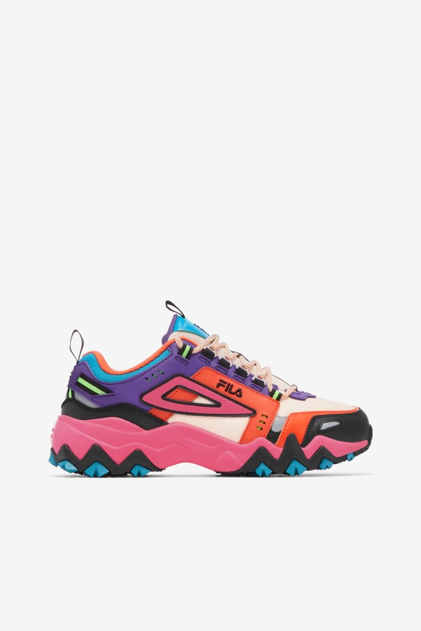 Women's Oakmont Tr Fila Outlets Ecru/Camellia Rose/Purple