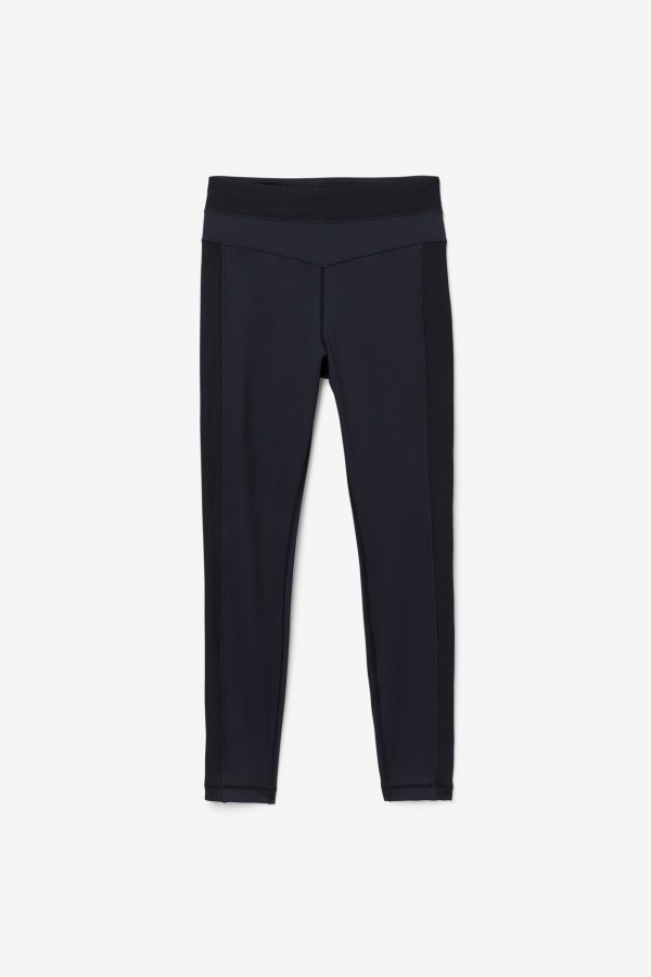 Fila Outlets Black Forza Texture High Waist Legging