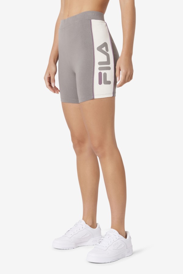Brushed Nickel Fila Outlets Davina Bike Short