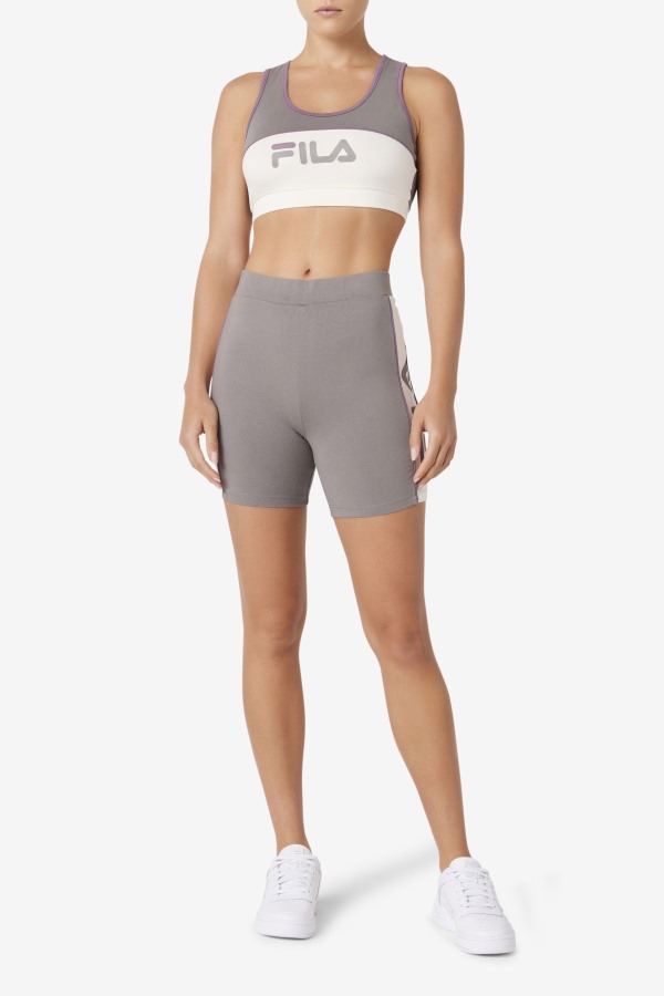 Brushed Nickel Fila Outlets Davina Bike Short