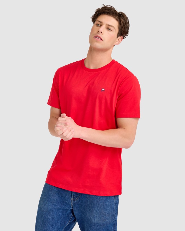Aaron Tee Red Fila Outlets
