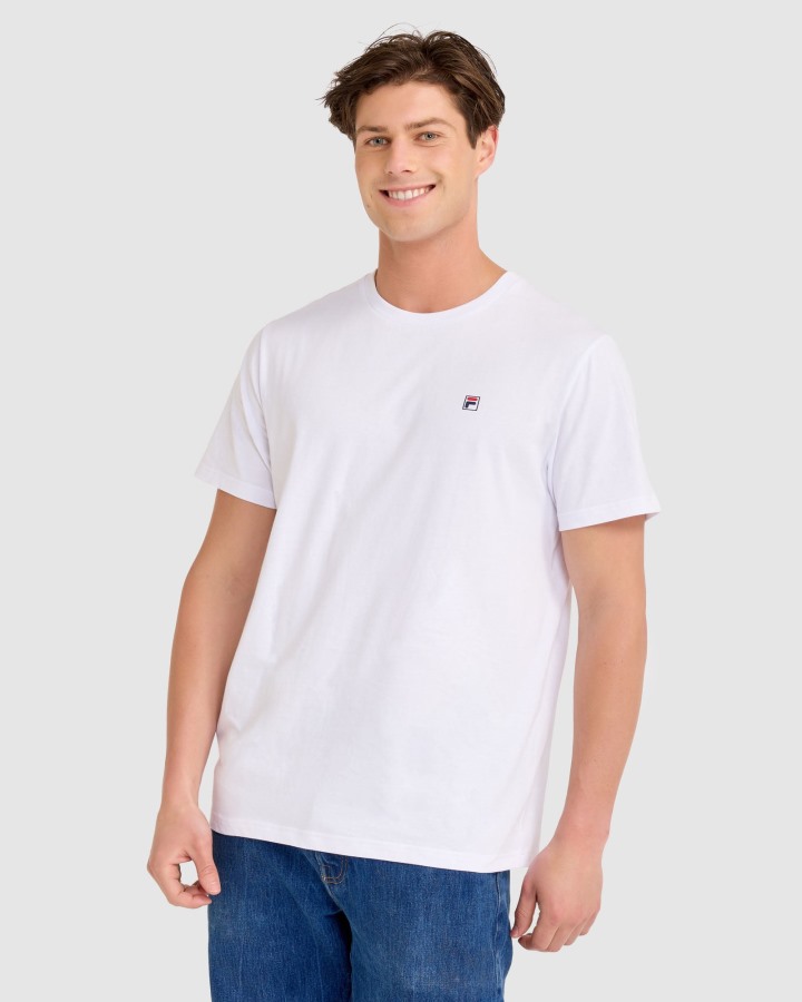 White Fila Outlets Aaron Tee