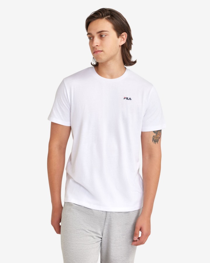 Men's Basic Tee White Fila Outlets