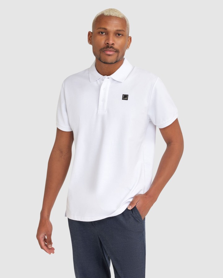 Men's Blake Polo White Fila Outlets