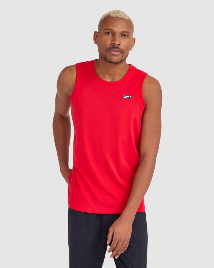 Fila Outlets Men's Cian Tank Red