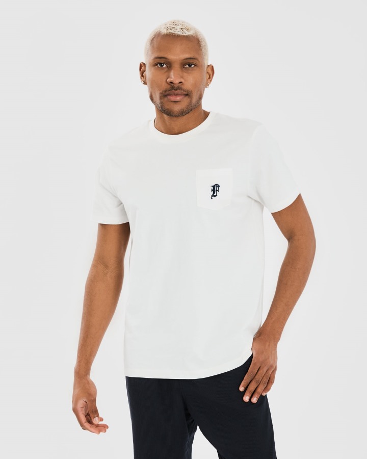Fila Outlets White Men's Raven Tee