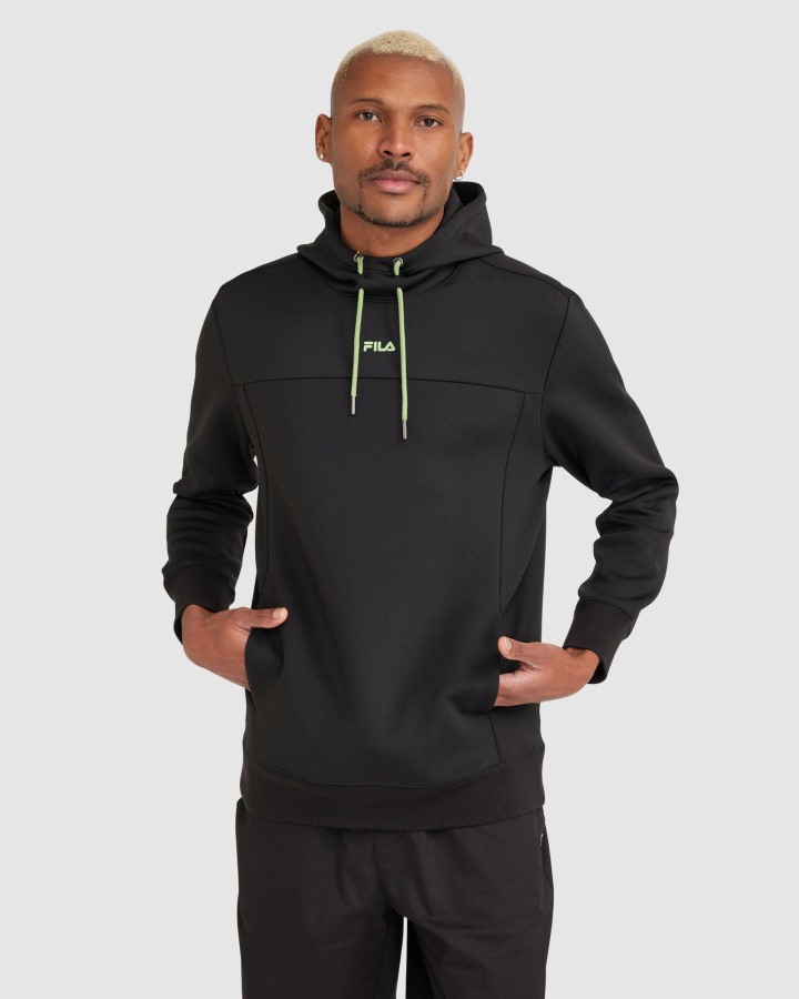 Men's Caleb Active Hoody Fila Outlets Black