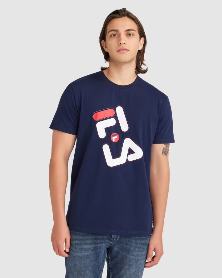 Men's Kiley Tee New Navy Fila Outlets