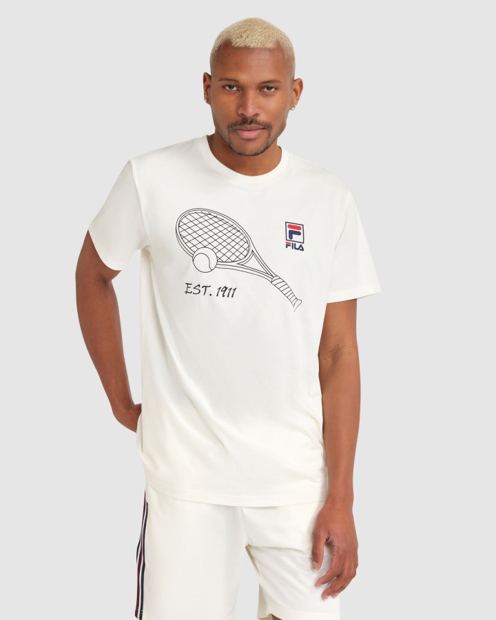 Fila Outlets White Men's Wyatt Tee