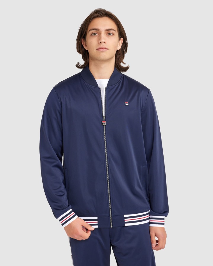 New Navy Men's Wyatt Jacket Fila Outlets