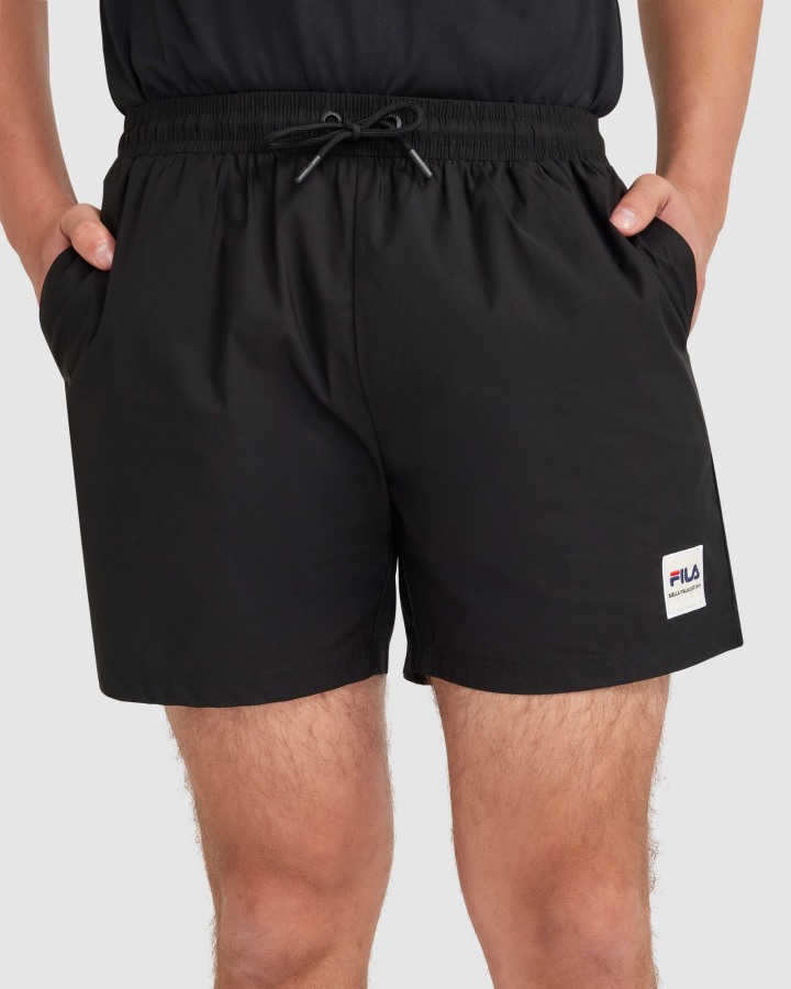 Black Fila Outlets Men's Marlon Short