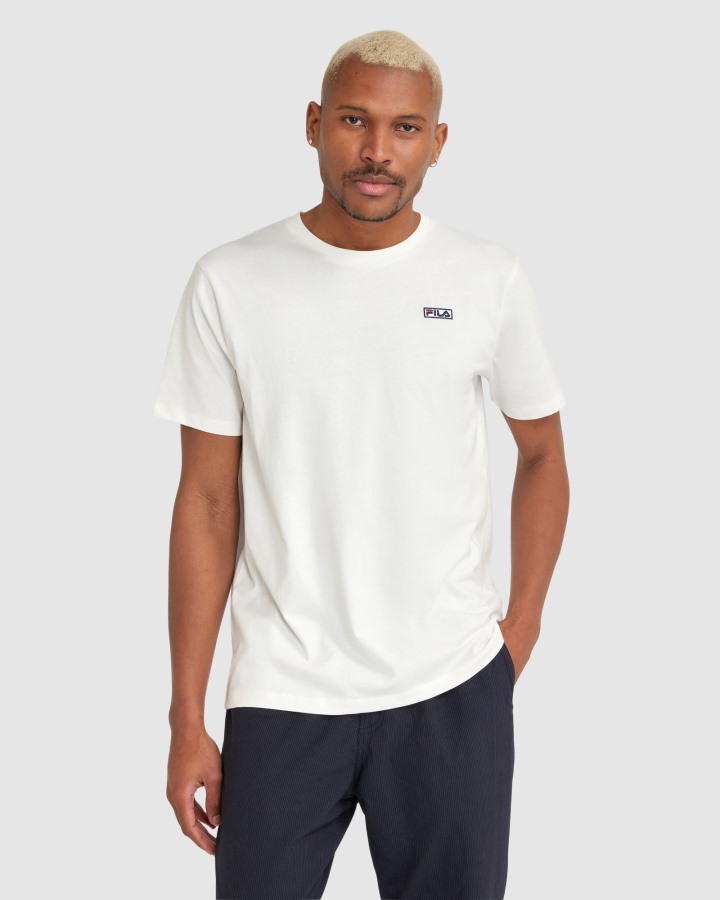 White Fila Outlets Men's Cian Tee